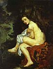 Edouard Manet Famous Paintings - Surprised Nymph